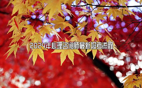 2024年心理咨询师最新报考流程 2024年心理咨询师最新报考流程