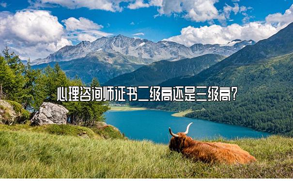 心理咨询师证书二级高还是三级高? 心理咨询师证书二级高还是三级高?